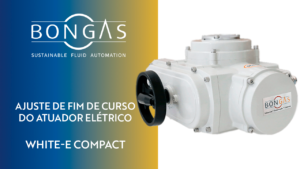 Aprenda a realizar a calibração de ajuste de fim de curso do Atuador Elétrico White-E Compact, evitando avarias no equipamento e possíveis vazamentos em sua linha de produção.