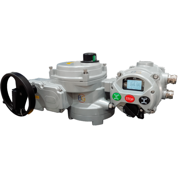Atuador Elétrico Grey-Q Evolution 1/4 Voltas com corpo em alumínio ADC12.