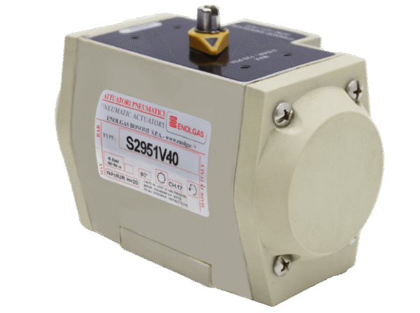 Atuadores Pneumáticos em PVC S2951V com indicador acrílico de posição