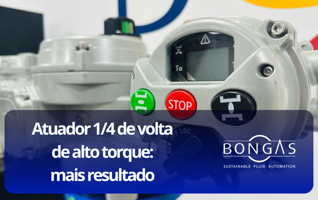 Painel com indicadores de abertura, alarmes e histórico de manobras